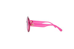 GUCCI ROUND GG ACETATE PINK