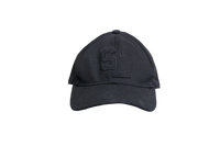 YSL BASEBALL CAP LOGO PATCH BLACK