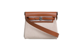 HERMÈS HERBAG ZIP RETOURNE 20 ECRU/BEIGE/FAUVE