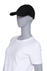 YSL BASEBALL CAP LOGO PATCH BLACK