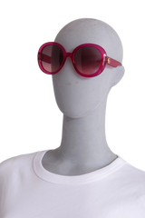 GUCCI ROUND GG ACETATE PINK