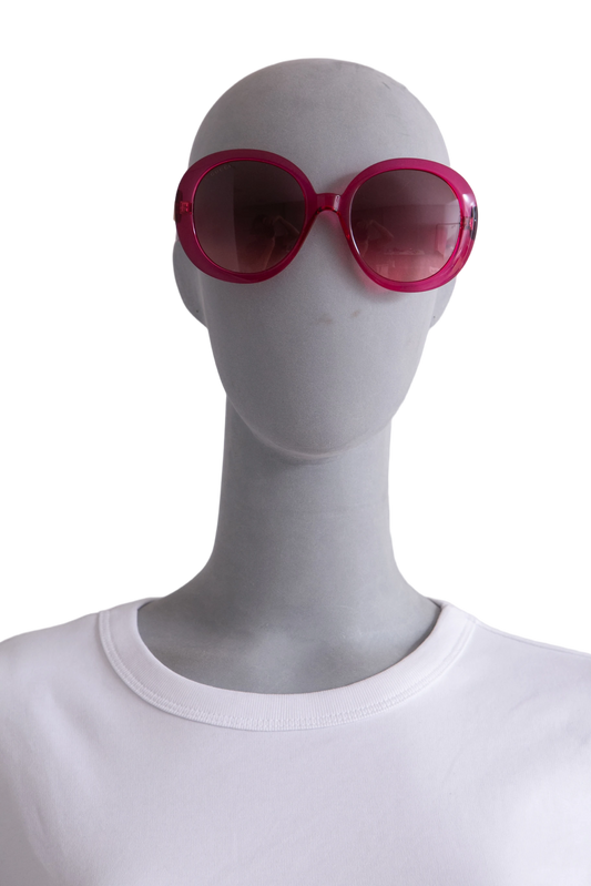 GUCCI ROUND GG ACETATE PINK