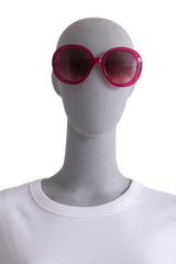 GUCCI ROUND GG ACETATE PINK