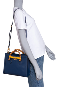 GUCCI DIANA SMALL TOTE NAVY