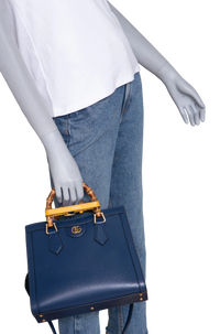GUCCI DIANA SMALL TOTE NAVY
