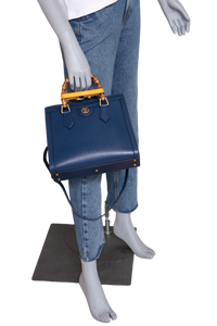 GUCCI DIANA SMALL TOTE NAVY