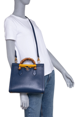 GUCCI DIANA SMALL TOTE NAVY