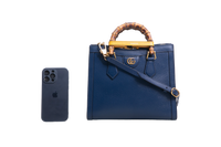 GUCCI DIANA SMALL TOTE NAVY