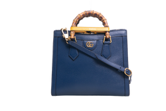 GUCCI DIANA SMALL TOTE NAVY