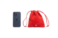 MIU MIU SUEDE POUCH RED