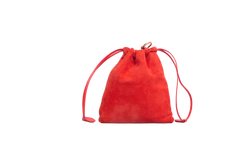 MIU MIU SUEDE POUCH RED