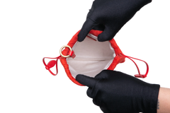 MIU MIU SUEDE POUCH RED