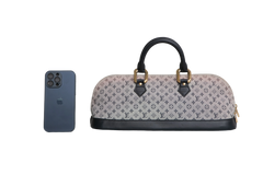 LV ALMA HORIZONTAL MINI LIN KHAKI