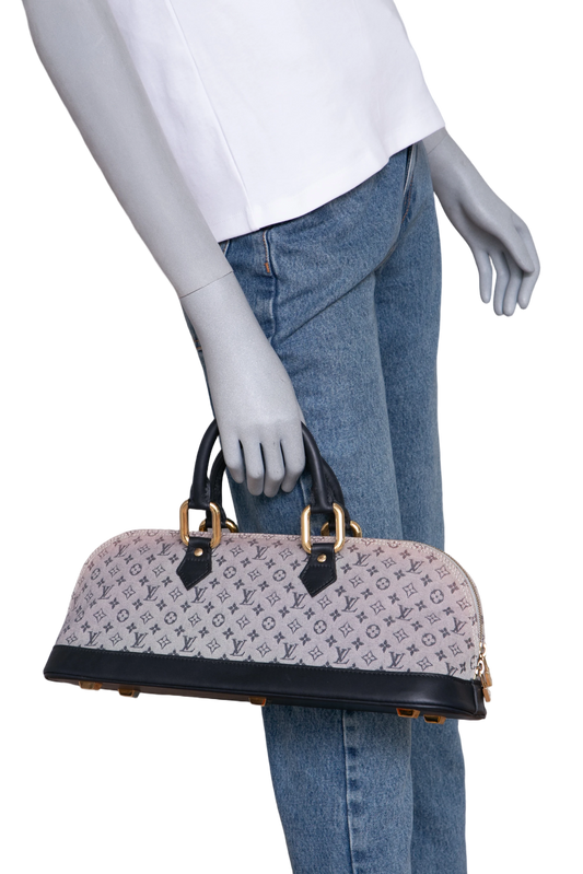 LV ALMA HORIZONTAL MINI LIN KHAKI