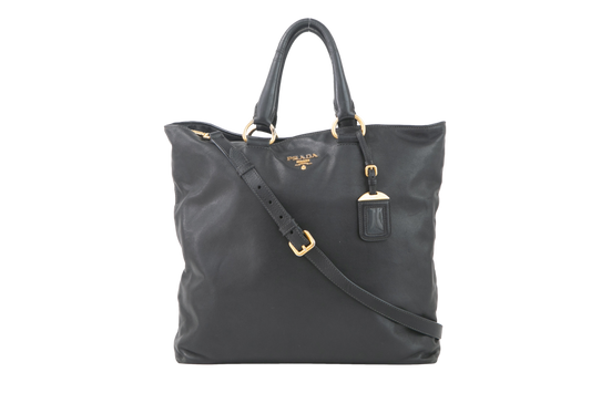 PRADA SHOPPER TOTE BLACK