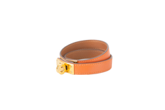 HERMÈS BRACELET KELLY DOUBLE TOUR ORANGE