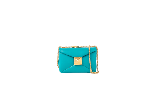 VALENTINO ONE STUD CIANO SHOULDER BAG