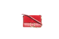 CHLOE FAYE SMALL SUEDE SIENNA RED