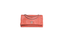 CHANEL TOUCH FLAP QUILTED LARGE DARK OCHRE