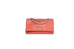 CHANEL TOUCH FLAP QUILTED LARGE DARK OCHRE