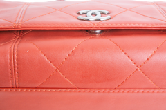 CHANEL TOUCH FLAP QUILTED LARGE DARK OCHRE