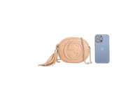 GUCCI MINI SOHO DISCO ROUND BEIGE