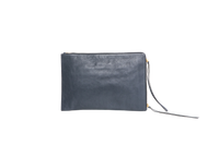 BALENCIAGA CLUTCH EDGE MOTOCROSS NAVY