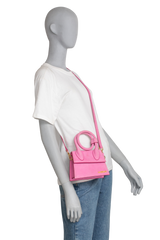 JACQUEMUS LE NOEUD PINK SUEDE