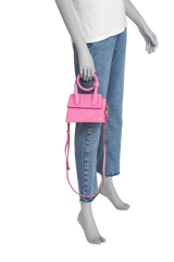 JACQUEMUS LE NOEUD PINK SUEDE