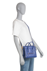 CELINE LUGGAGE NANO ROYAL BLUE