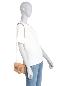 GUCCI MINI EMILY GUCCISSIMA CHAIN BEIGE