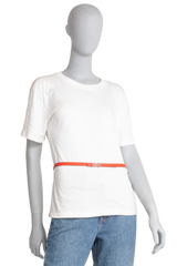 HERMES CINTO ANCRE SLIM AT ROUGE & RED RADIEUX REVERSIBLE