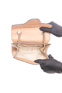 GUCCI MINI EMILY GUCCISSIMA CHAIN BEIGE