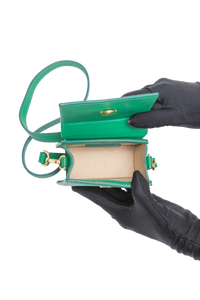 JACQUEMUS LE CHIQUITO MOYEN MINI GREEN
