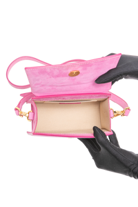 JACQUEMUS LE NOEUD PINK SUEDE