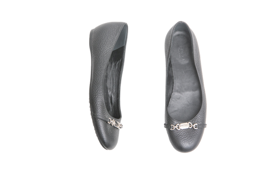 GUCCI SAPATILHA BALLET FLAT BLACK - 36 BR