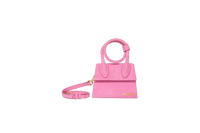 JACQUEMUS LE NOEUD PINK SUEDE