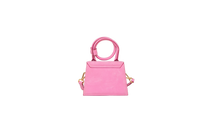 JACQUEMUS LE NOEUD PINK SUEDE