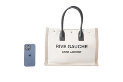 YSL RIVE GAUCHE SMALL LINEN CANVAS