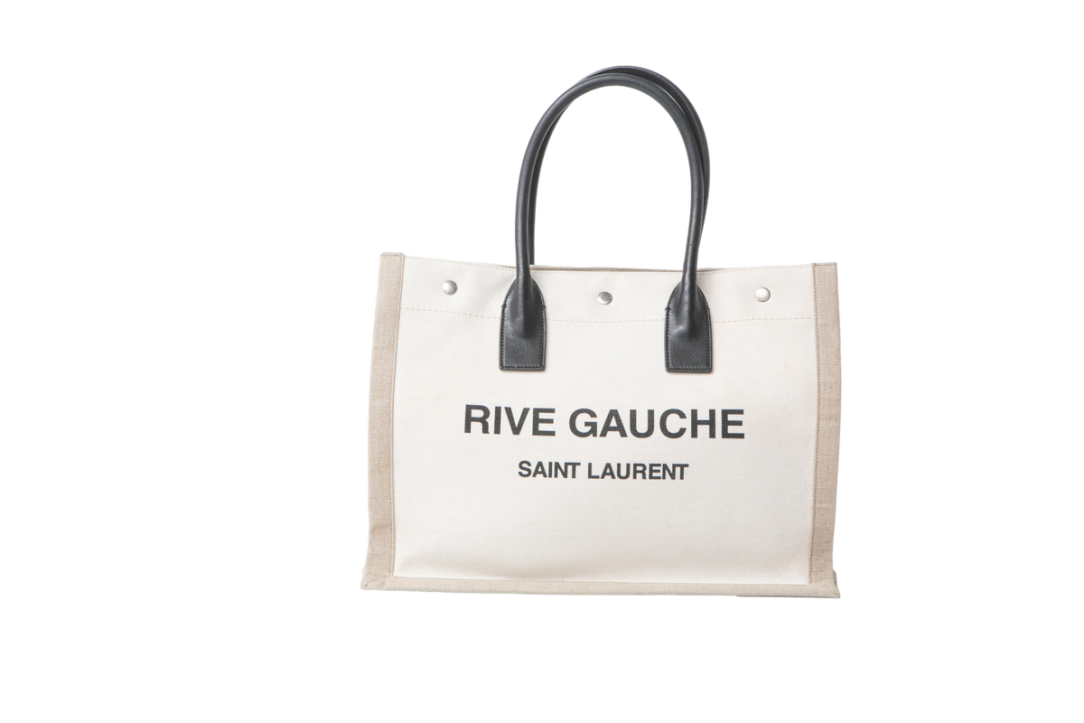 YSL RIVE GAUCHE SMALL LINEN CANVAS