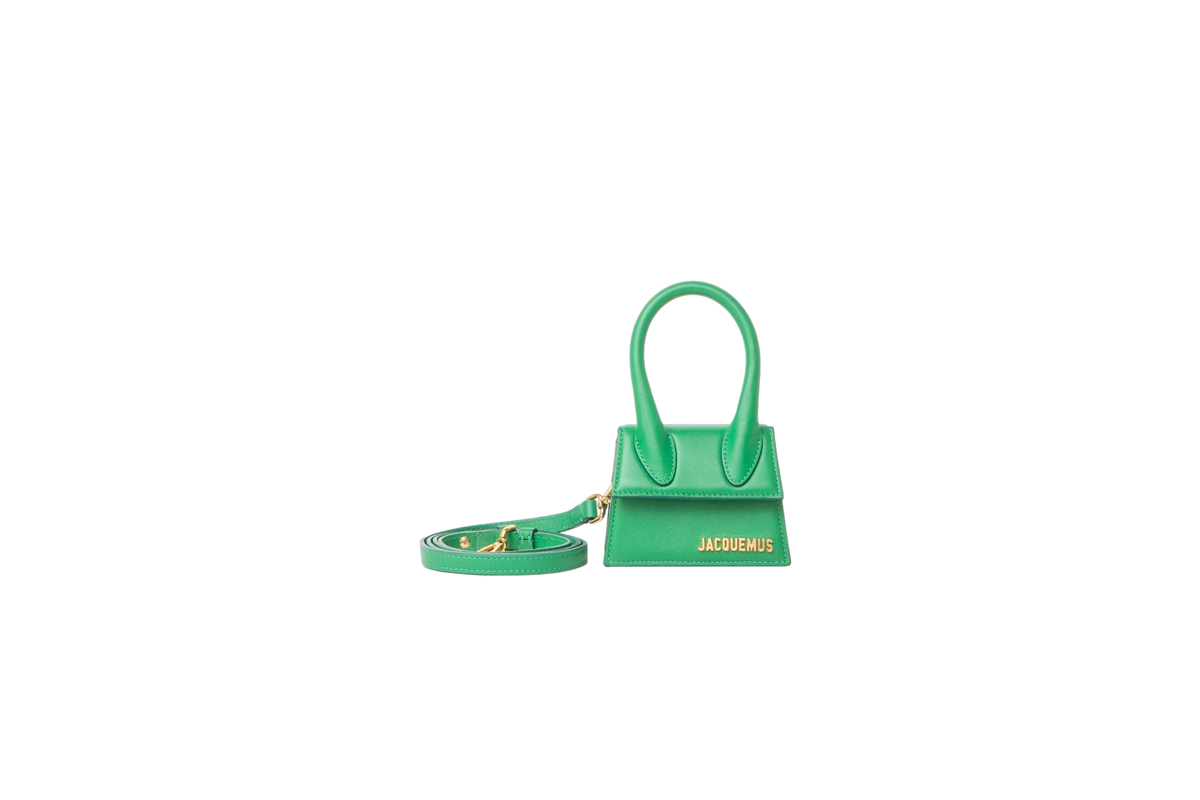 JACQUEMUS LE CHIQUITO MOYEN MINI GREEN