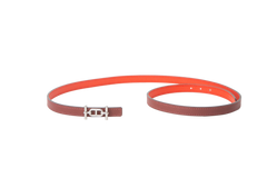 HERMES CINTO ANCRE SLIM AT ROUGE & RED RADIEUX REVERSIBLE