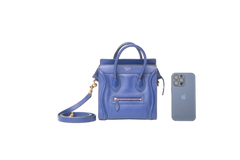 CELINE LUGGAGE NANO ROYAL BLUE