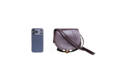 CHLOÉ MARCIE SMALL LEATHER BLACK RAISIN