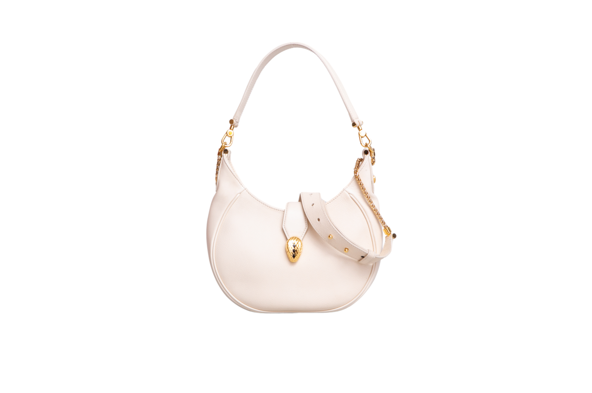 BVLGARI SERPENTI ELLIPSE LEATHER MARFIM