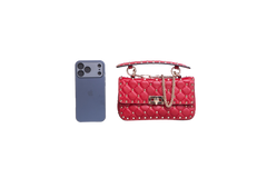 VALENTINO ROCKSTUD SPIKE SMALL RED