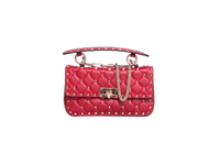 VALENTINO ROCKSTUD SPIKE SMALL RED