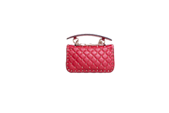 VALENTINO ROCKSTUD SPIKE SMALL RED