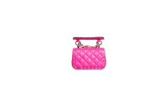 VALENTINO ROCKSTUD SPIKE MICRO LEATHER PINK