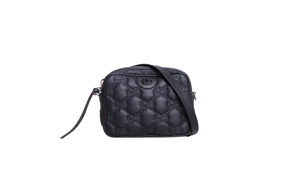 GUCCI GG CAMERA BAG SMALL NYLON BLACK